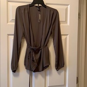 BRAND NEW wrap blouse